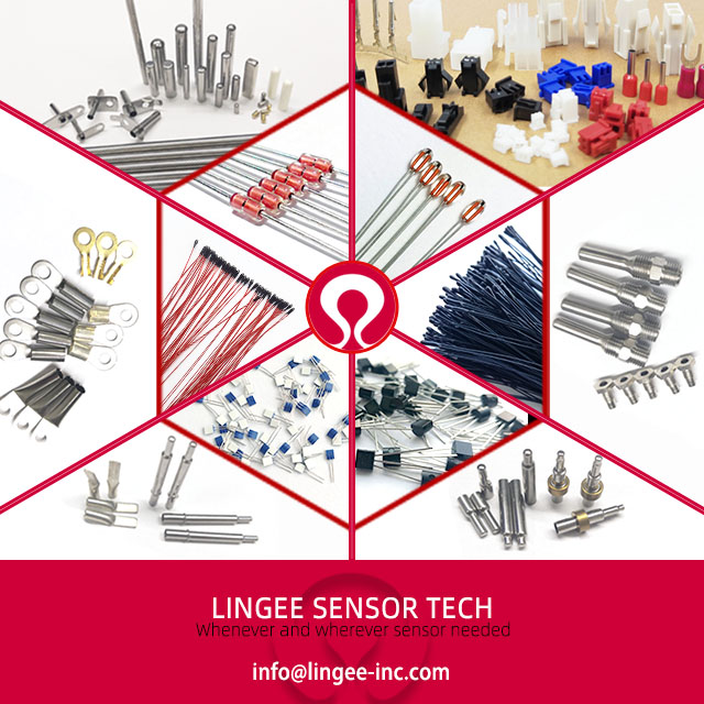 Sonda de sensor de temperatura de termistor NTC sellada con vidrio MGB